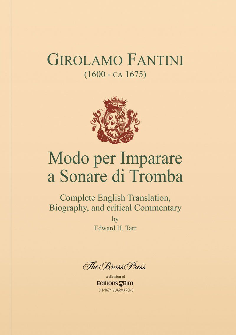 Tarr  Edward  Fantini  Girolamo  Modo Per  Imparare A  Sonare  Tp187E
