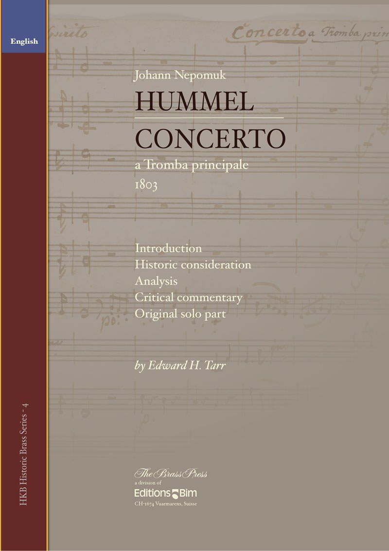 Tarr Eward Hummel Concerto A Tromba Principale Tp306