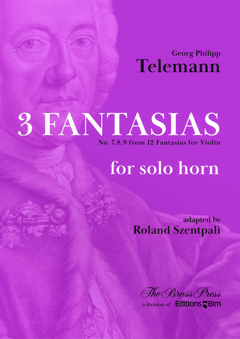 Telemann Georg Philipp 3 Fantasias Horn Co107