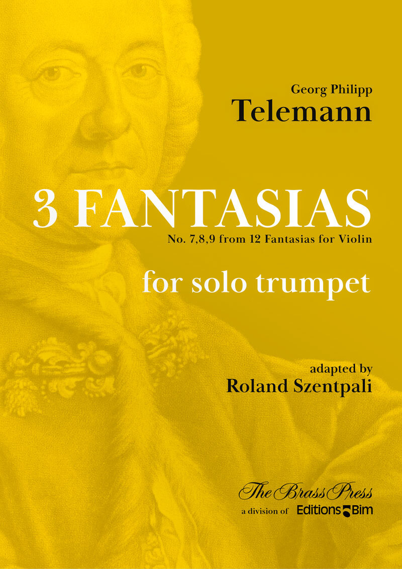 Telemann Georg Philipp 3 Fantasias Trumpet Tp285