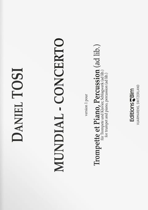 Tosi  Daniel  Mundial  Concerto  Tp81