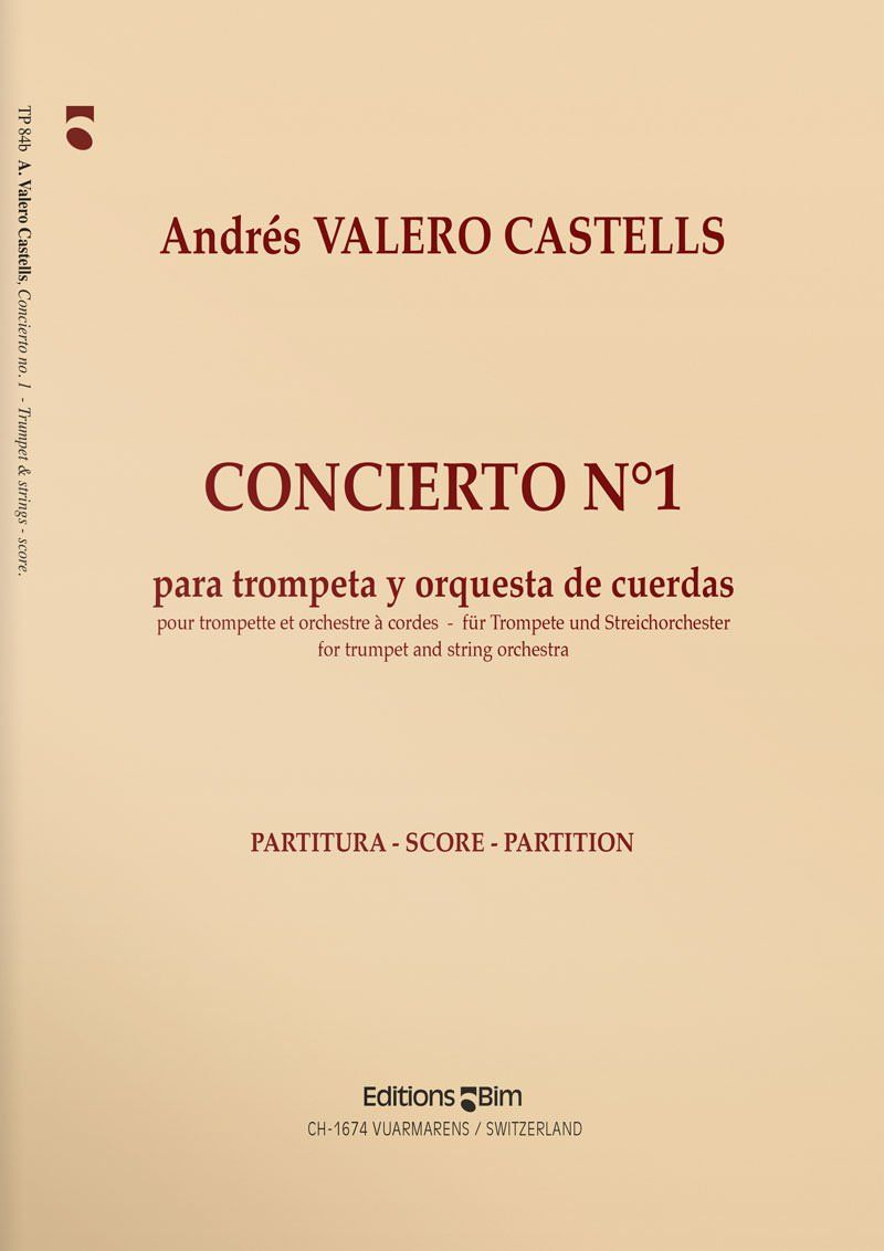 Valero  Castells  Andres  Concierto  No 1  Tp84B