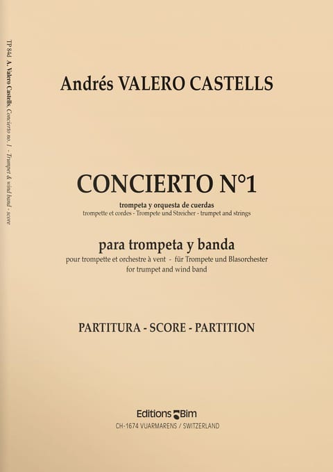 Valero  Castells  Andres  Concierto  No 1  Tp84D