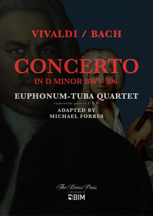Vivaldi Bach Concerto D minor BWV 596 tuba quartet TU222