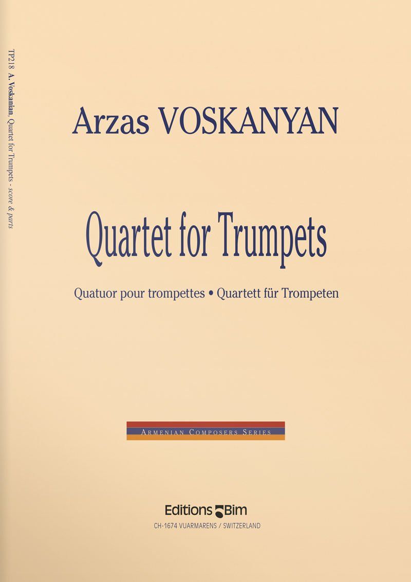 Voskanian  Arzas  Quartet For  Trumpets  Tp218