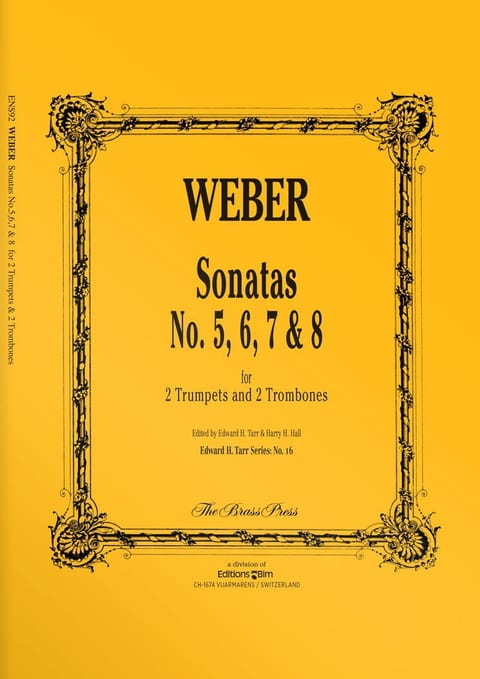 Weber  Sonatas 5 6 7 8  Ens92