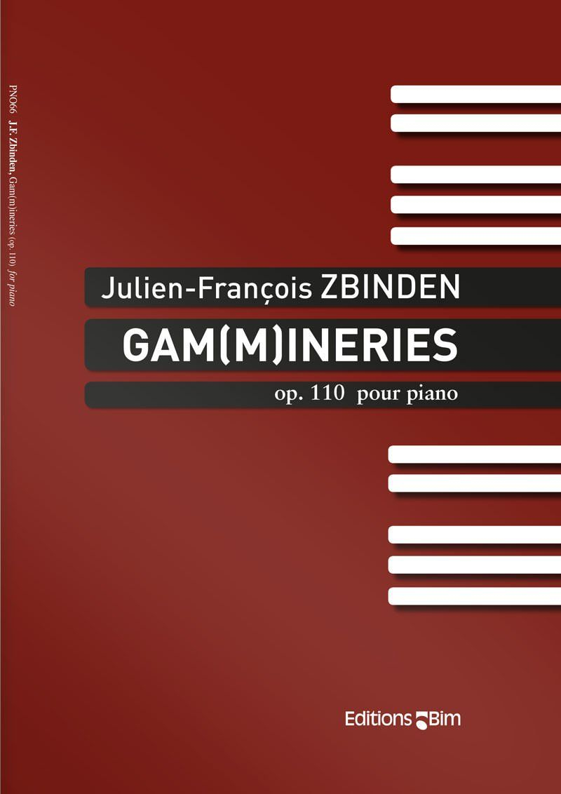 Zbinden  Jf  Gammineries  Pno66