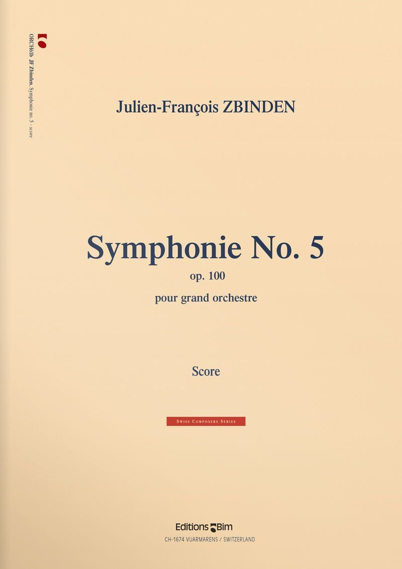 Zbinden  Jf  Symphonie No 5  Orch61