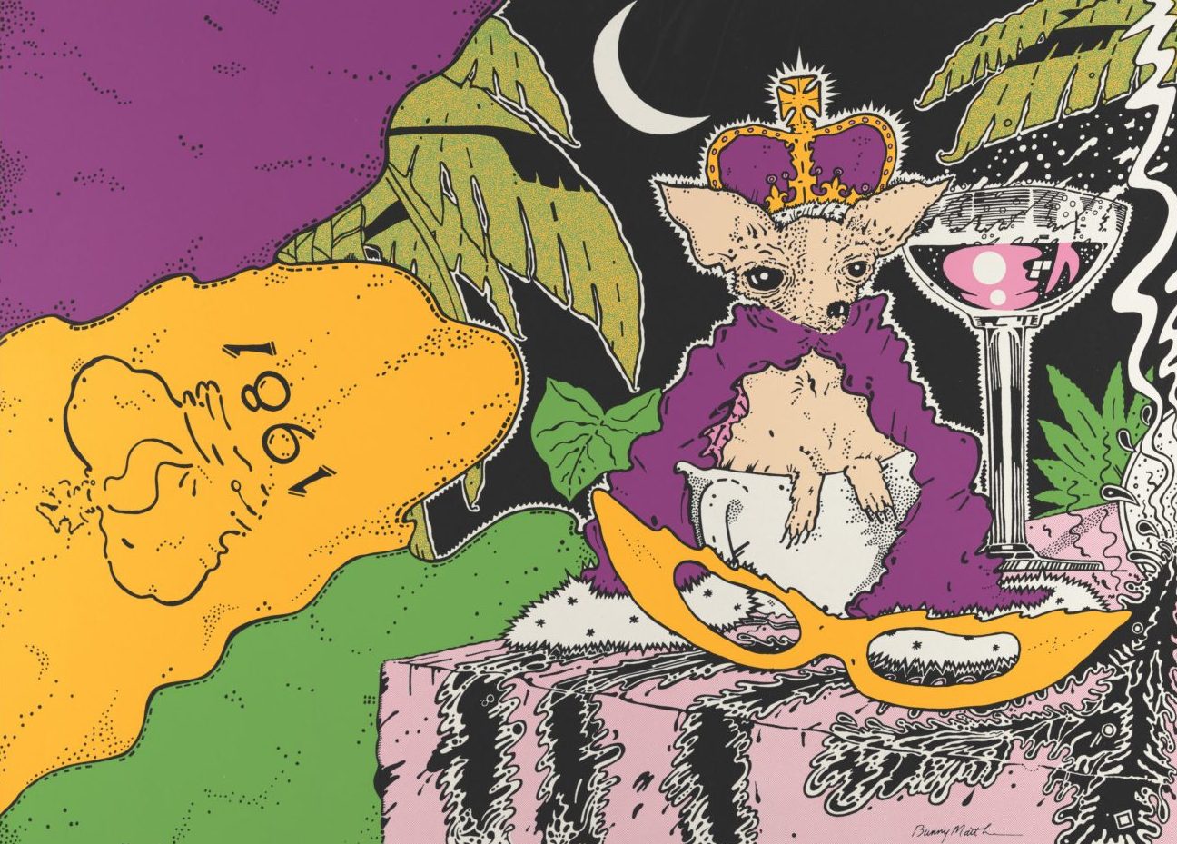 Poster for Chihuahua: King Of New Orleans Dogs, 1981, by Bunny Matthews.