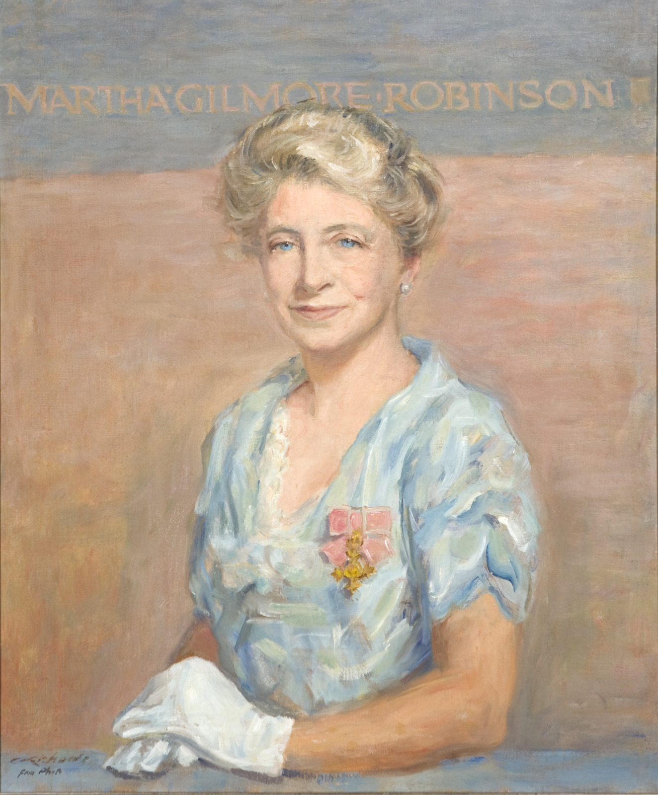A portrait of Martha Gilmore Robinson, between 1945 and 1958