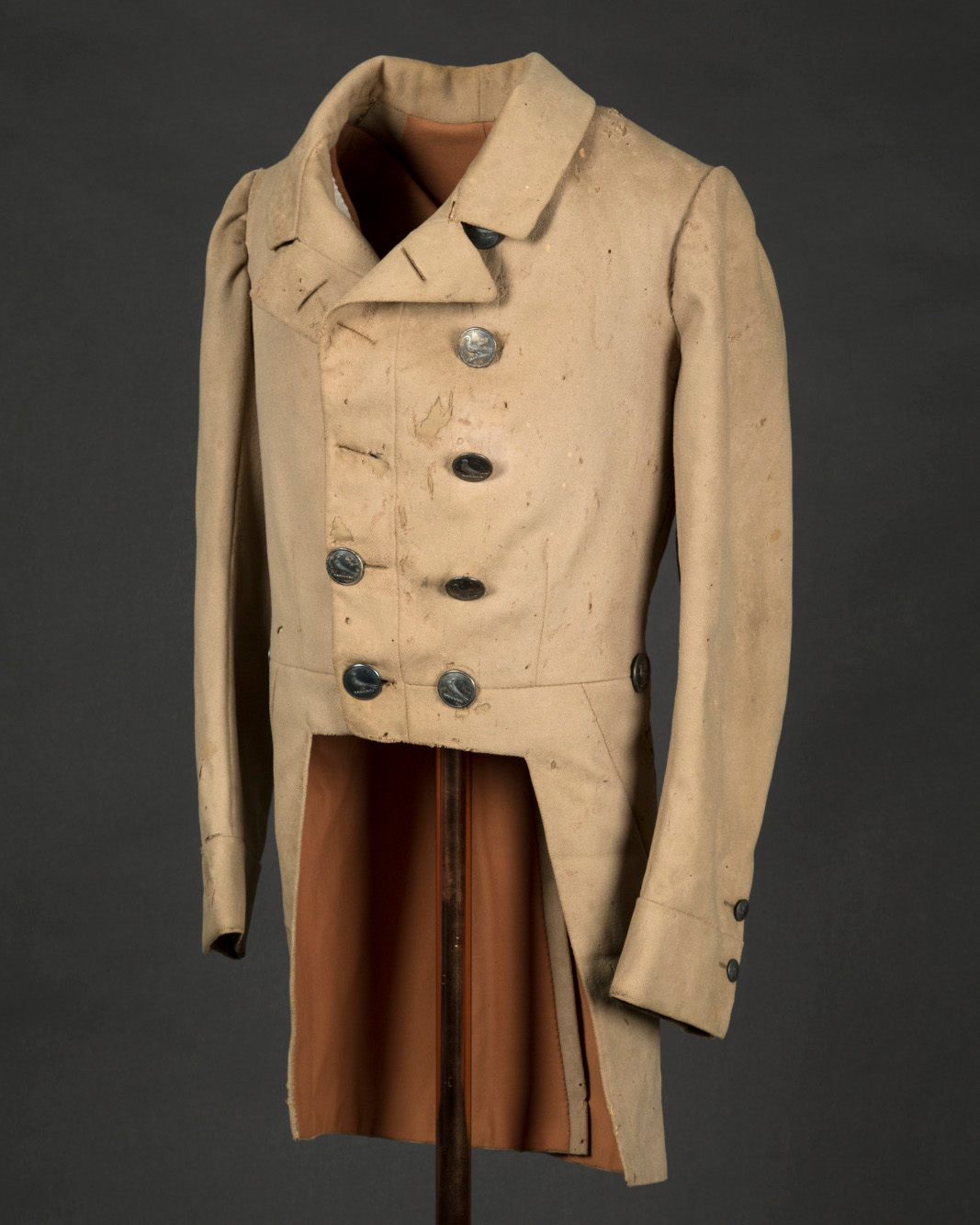 Livery coat, between 1857 and 1865, by Brooks Brothers.
