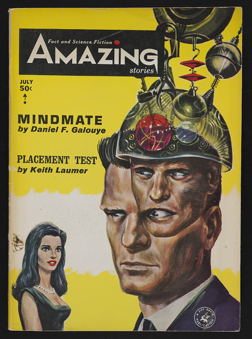 Cover of July 1964 "Amazing Stories: Fact and Science Fiction."