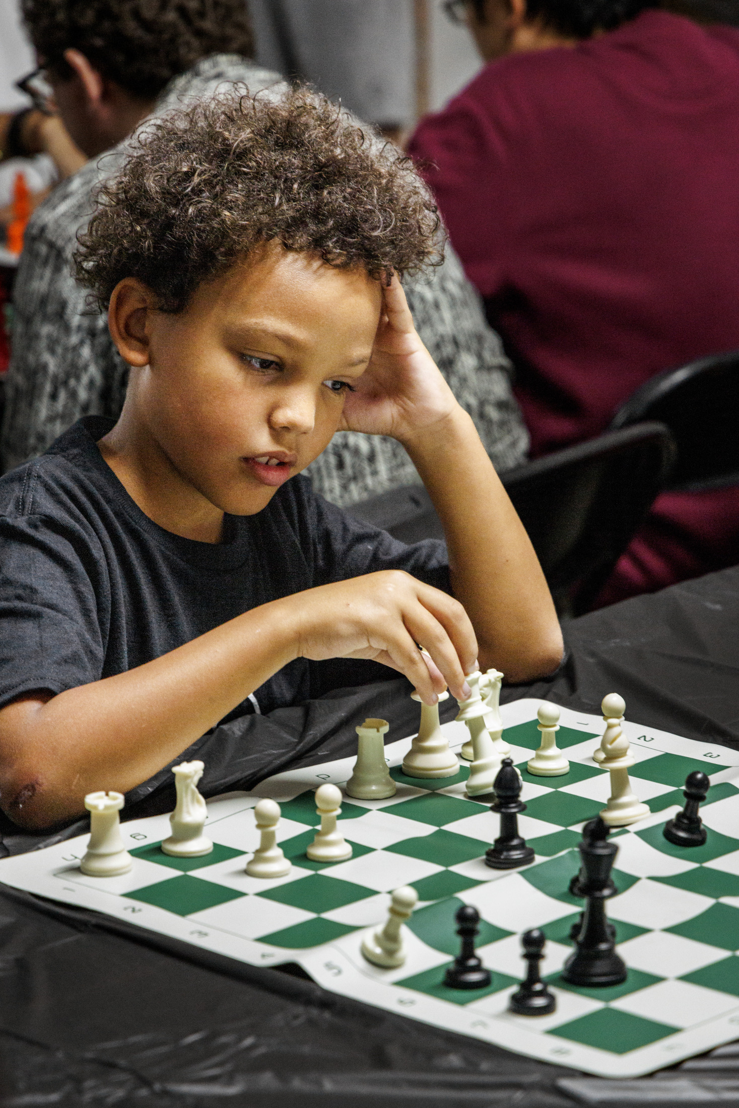 A view of families taking part in HNOC's Chess Fest, hosted at the TEP Center in the 9th Ward of New Orleans.