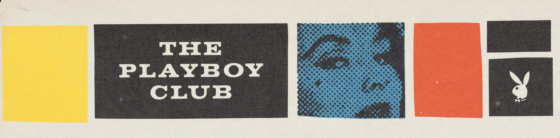 Colorful letterhead design from letter by Hugh Hefner about the integration of the Playboy Club in New Orleans.