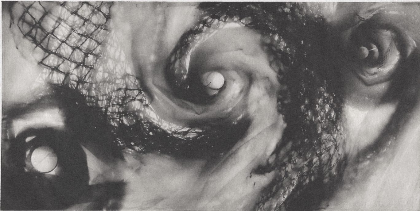 Flood State 048, 2017, photogravure on Japanese kozo paper by Jennifer Shaw.