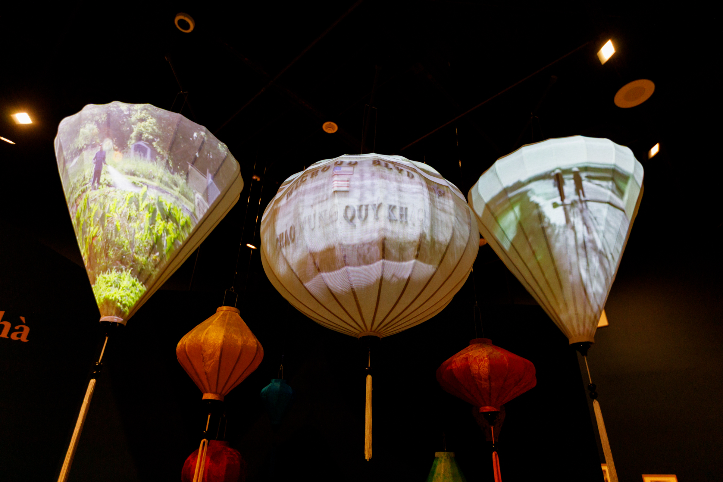 A gallery view of "Making It Home: From Vietnam to New Orleans" on view at the Historic New Orleans Collection.