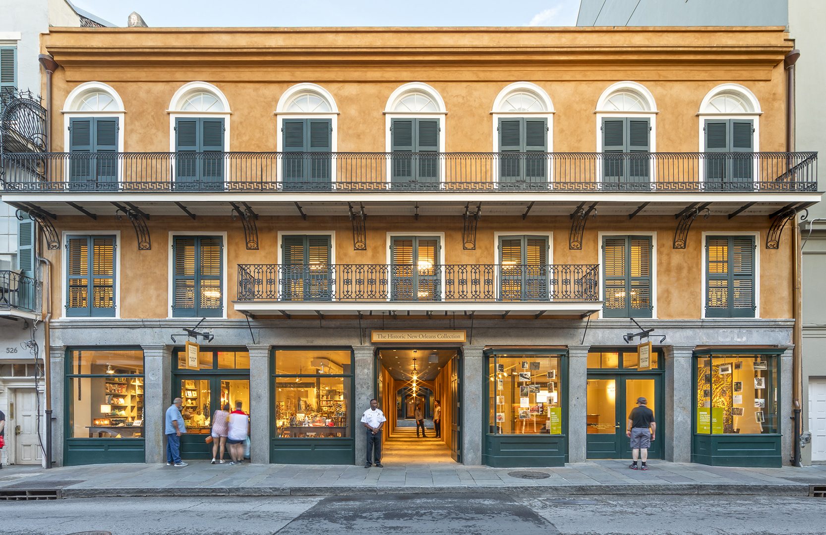 Exterior photo of the Historic New Orleans Collection at 520 Royal Street in the French Quarter