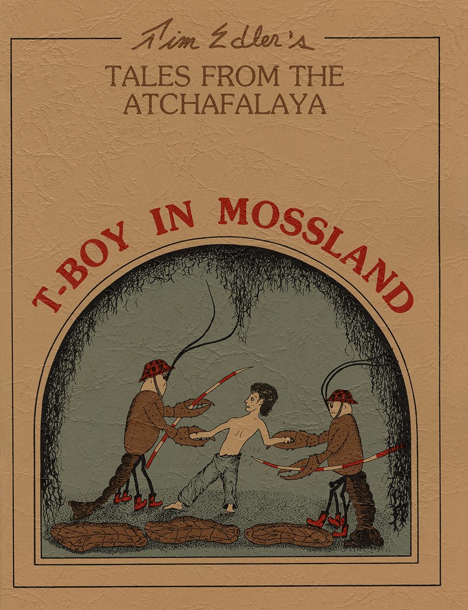 The cover illustration depicts two crawfish soldiers capturing a scared T-boy.