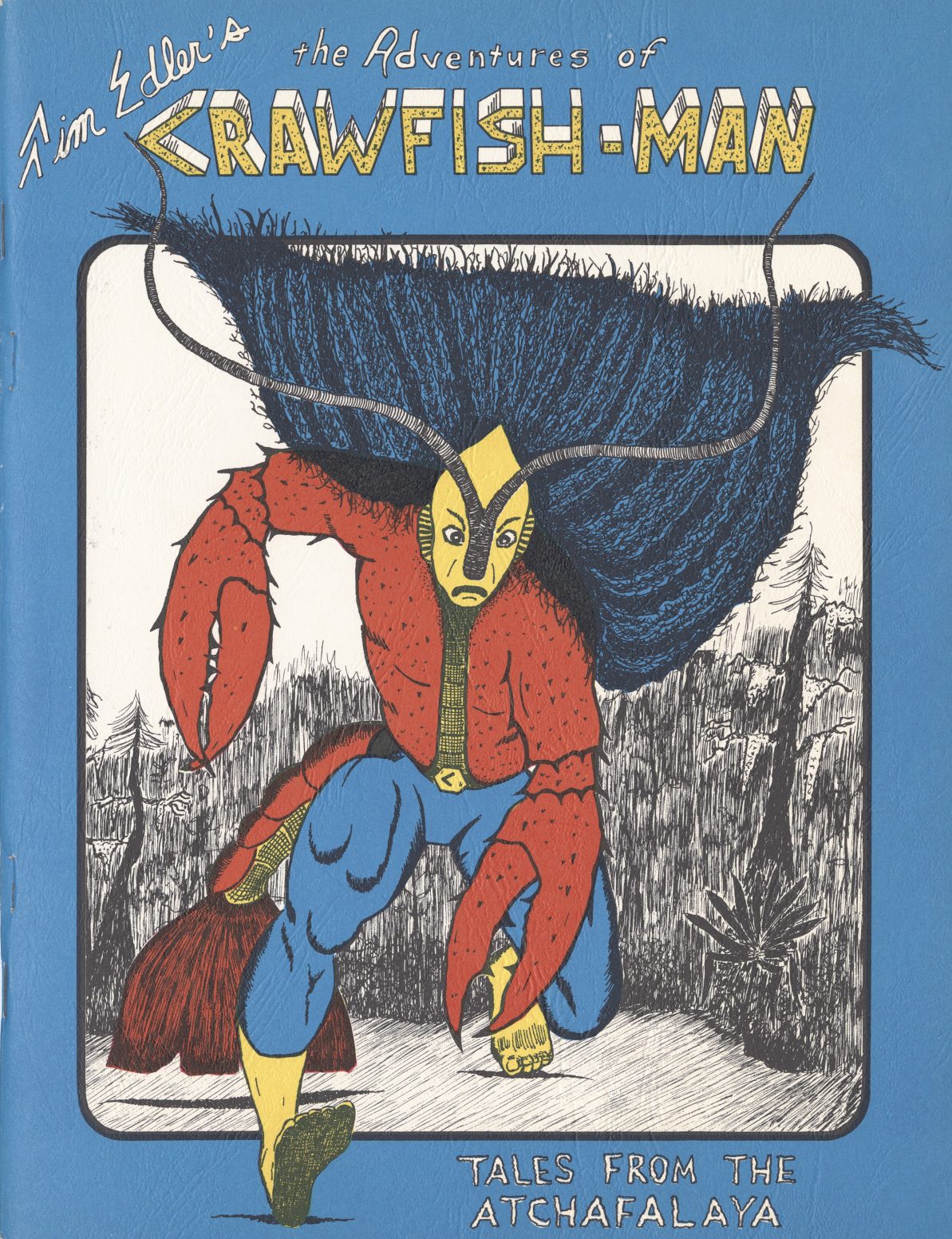 Crawfish-Man lunges out from the swamp.
