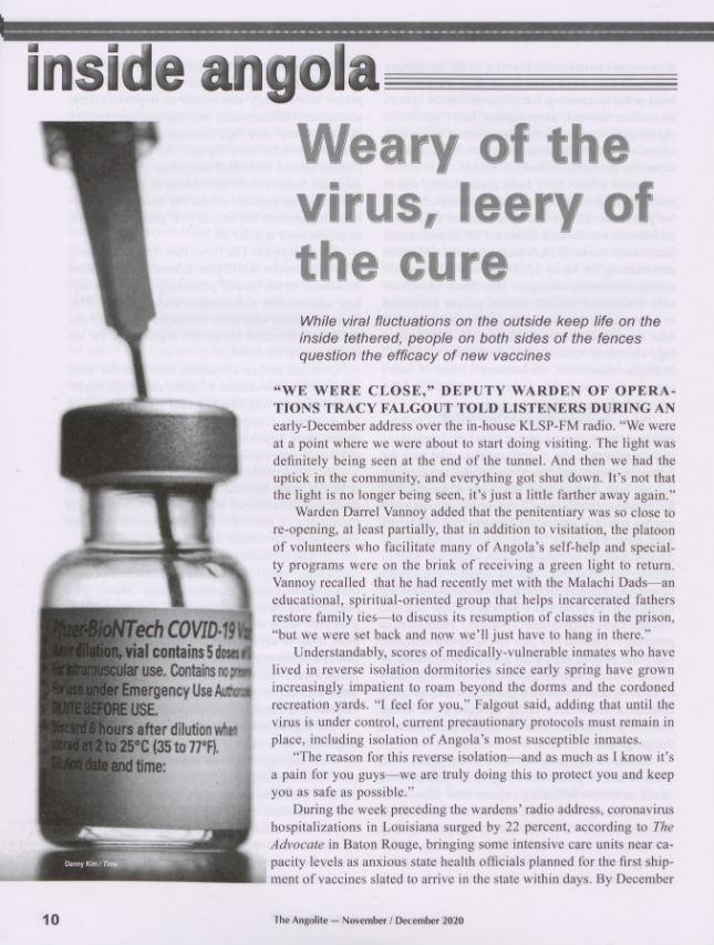 Angolia Interior Covid