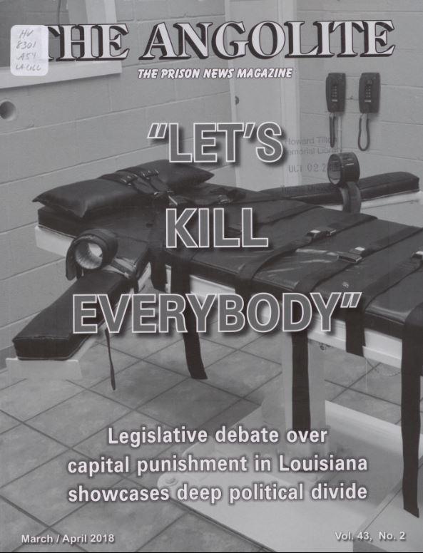 Angolite March April2018 Capital Punishment