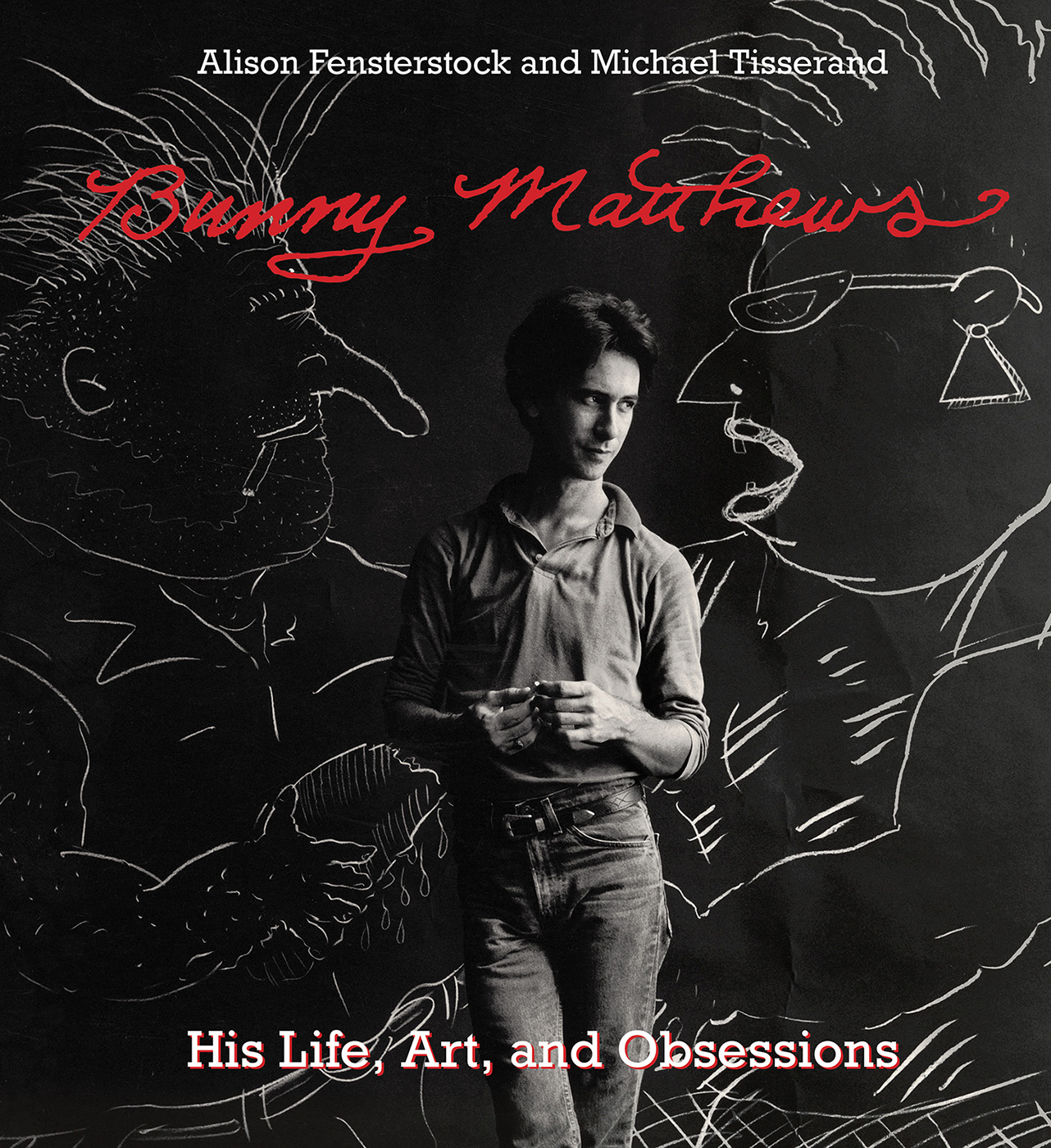 Book cover for "Bunny Matthews: His Life, Art, and Obsessions."