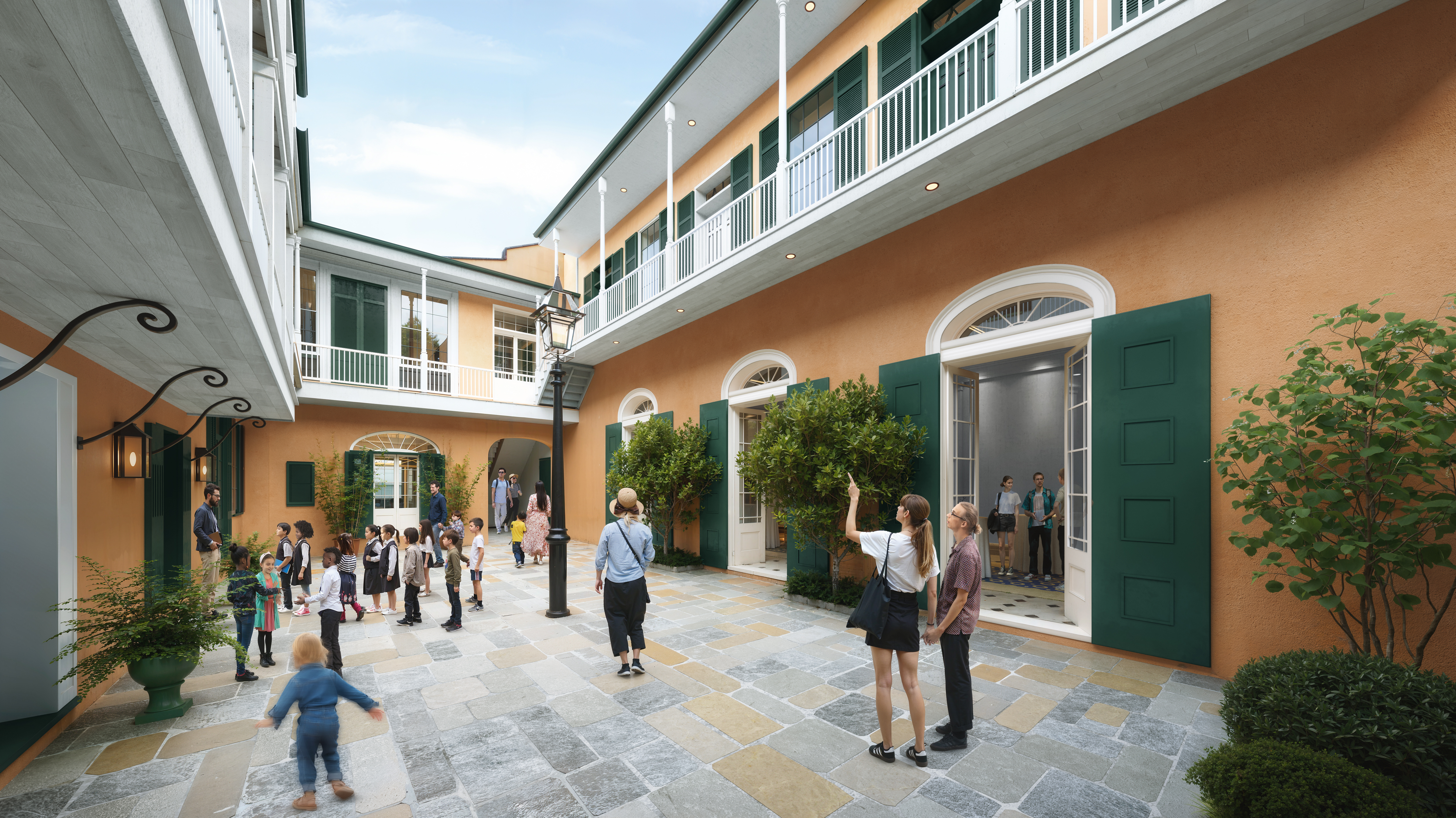 533 Royal Courtyard Rendering