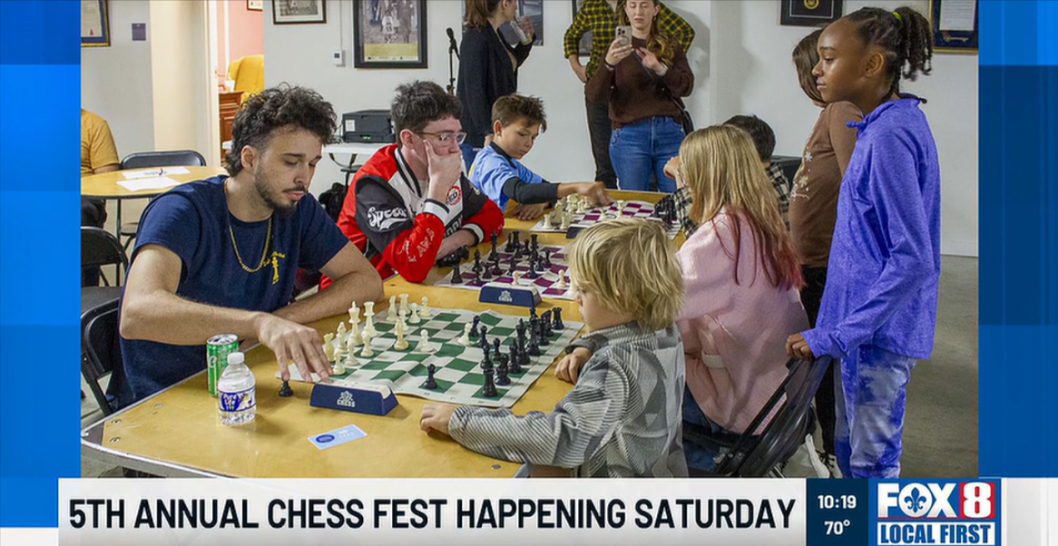 Chess Fest 2026 Fox 8 Kendric interview
