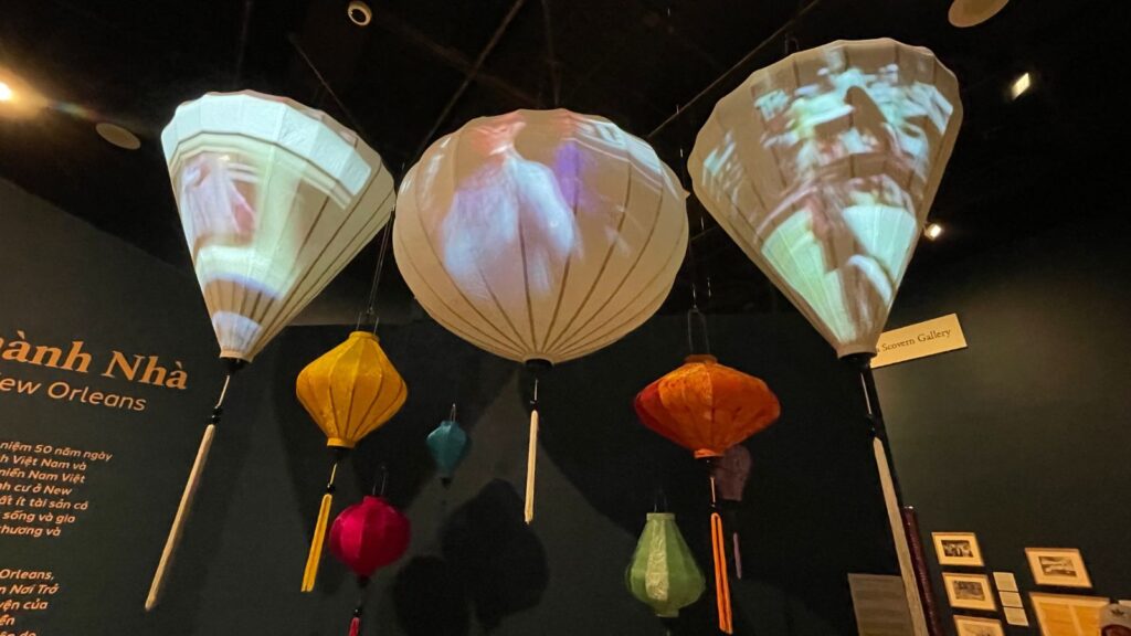 A gallery view of "Making It Home: From Vietnam to New Orleans" on view at HNOC.