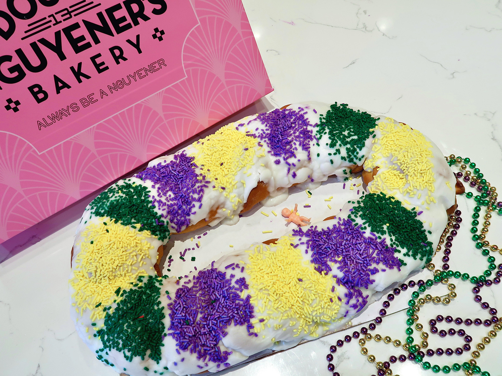 Dough Nguyeners king cake crop