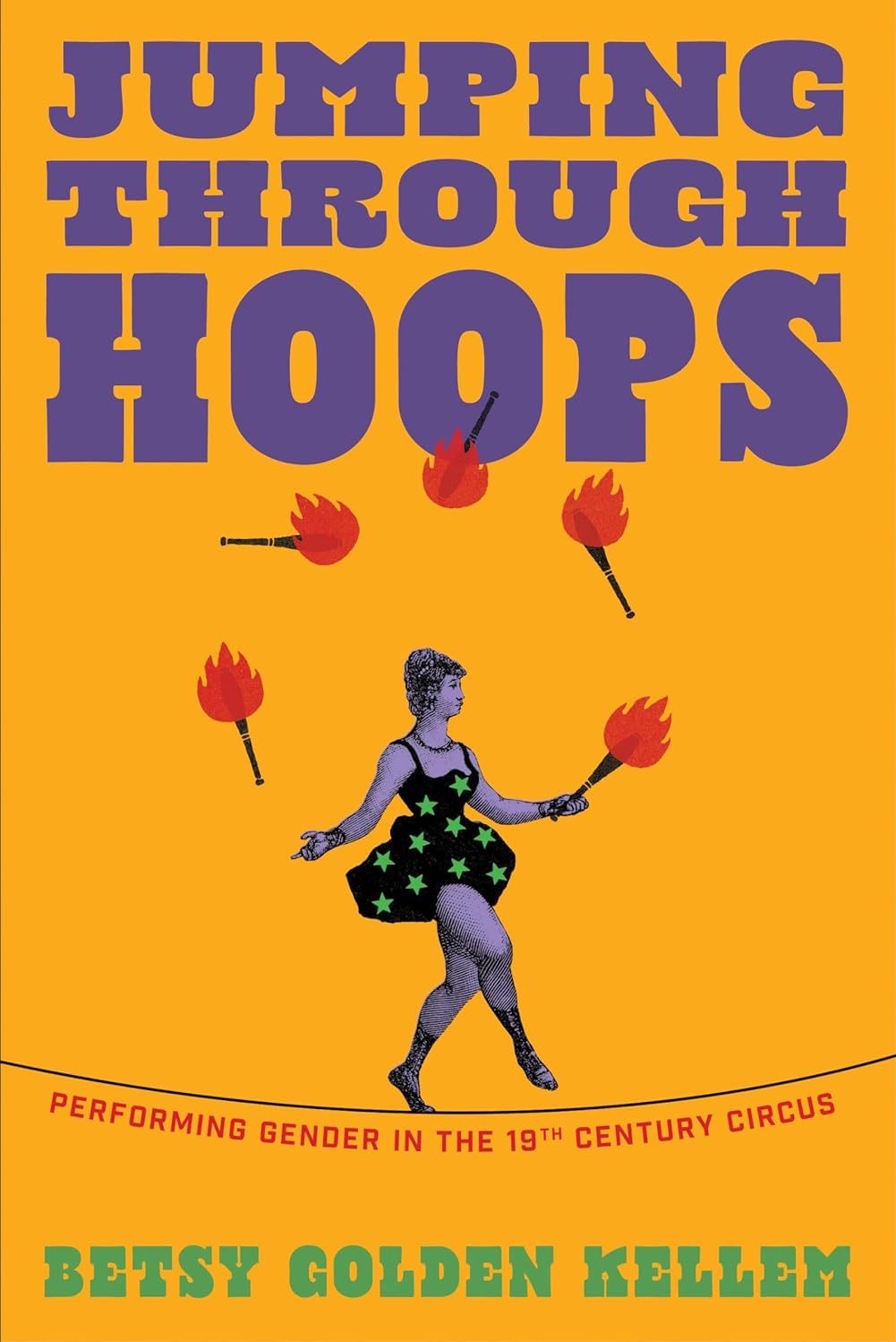 Book cover for "Jumping Through Hoops" by Betsy Golden Kellem