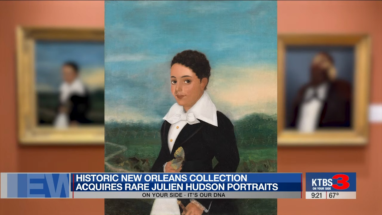 KTBS-TV: Rare Portraits by Pioneering Louisiana Artist Now on