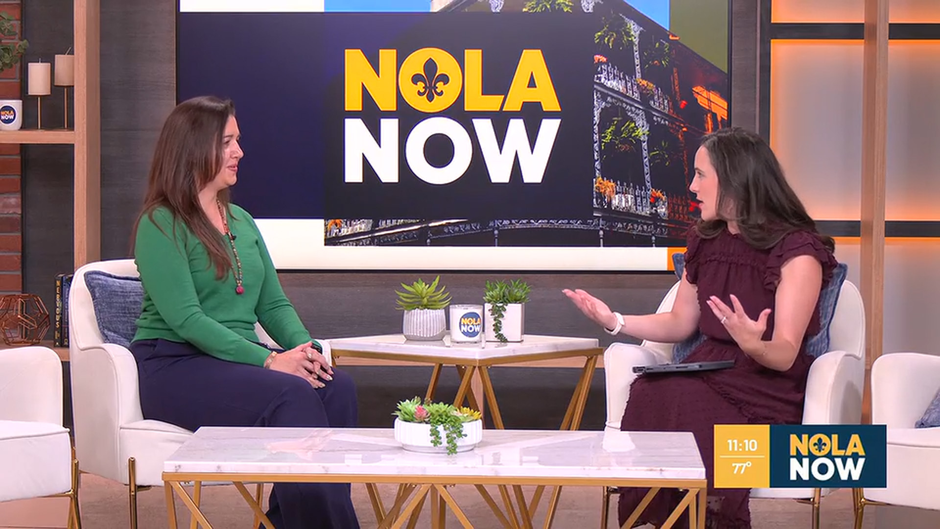 Amanda McFillen, HNOC director of audience engagement, is interviewed by NOLA Now.
