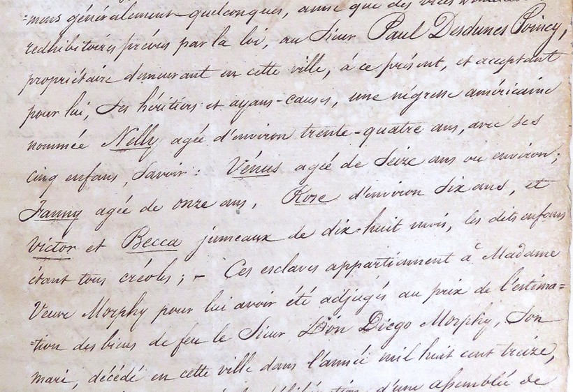 A document handwritten in French.
