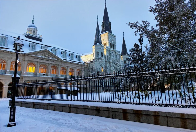 A view of Jackson Square on January 21, 2025, by Dustin Hughes.
