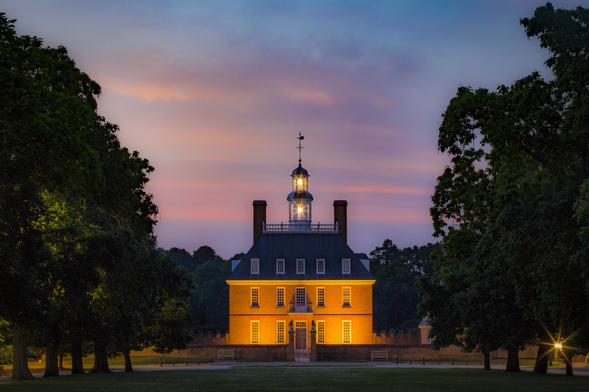 The Governor’s Palace at Colonial Williamsburg