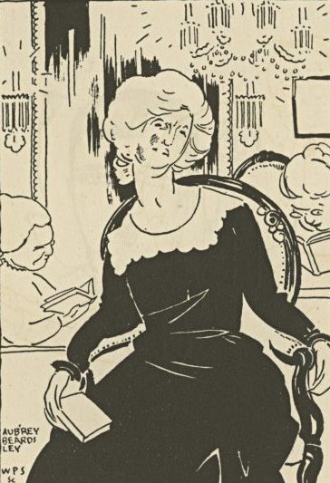 Sketch of Grace King in "Famous Creoles," by Williams Spratling