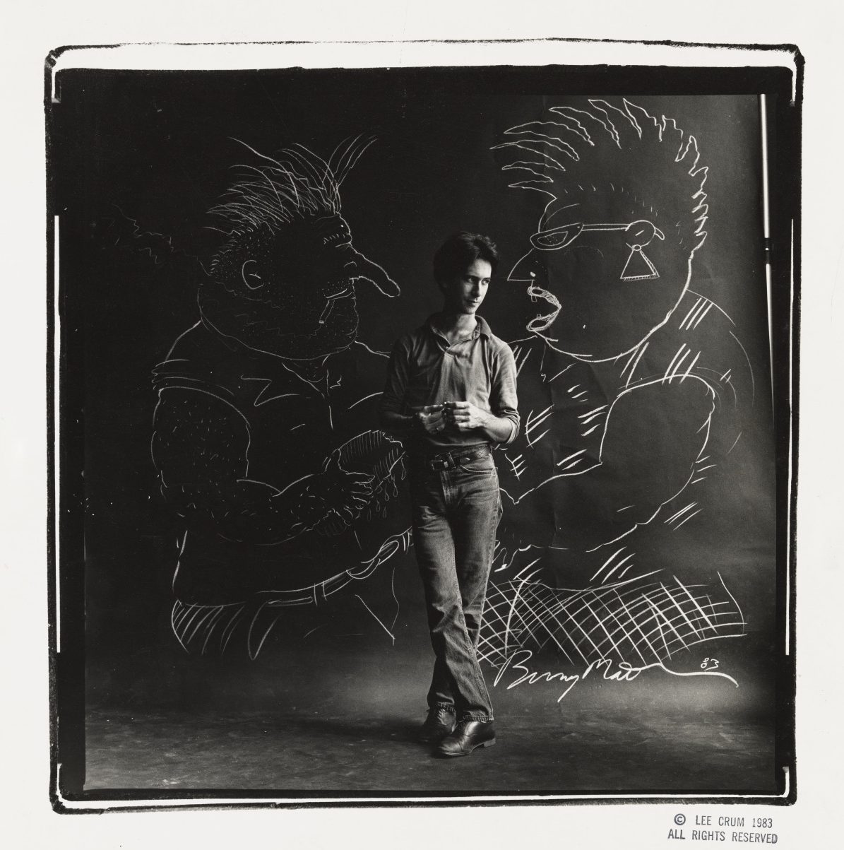 Bunny Matthews portrait with Vic and Nat’ly taken in 1983