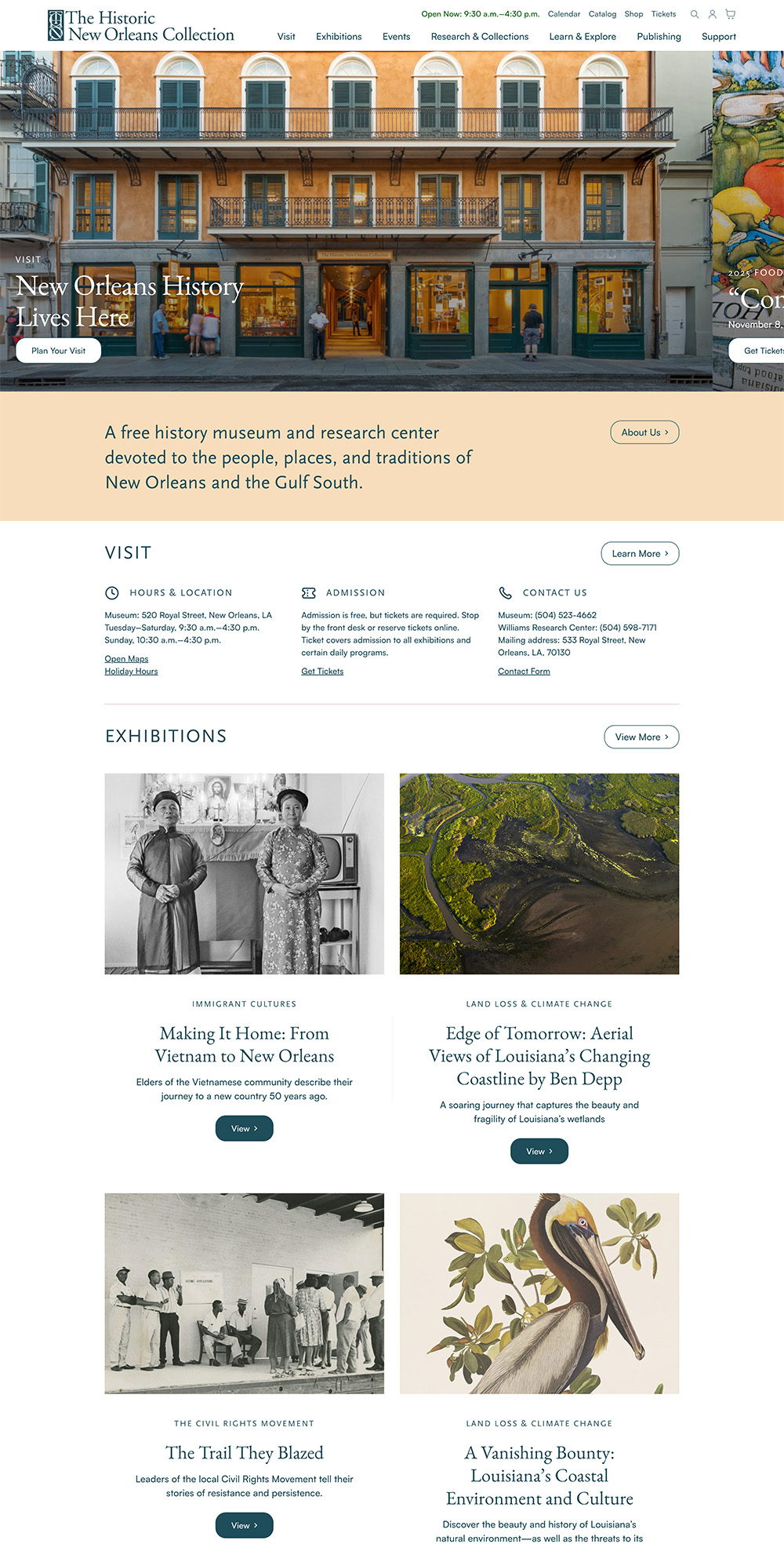New hnoc homepage