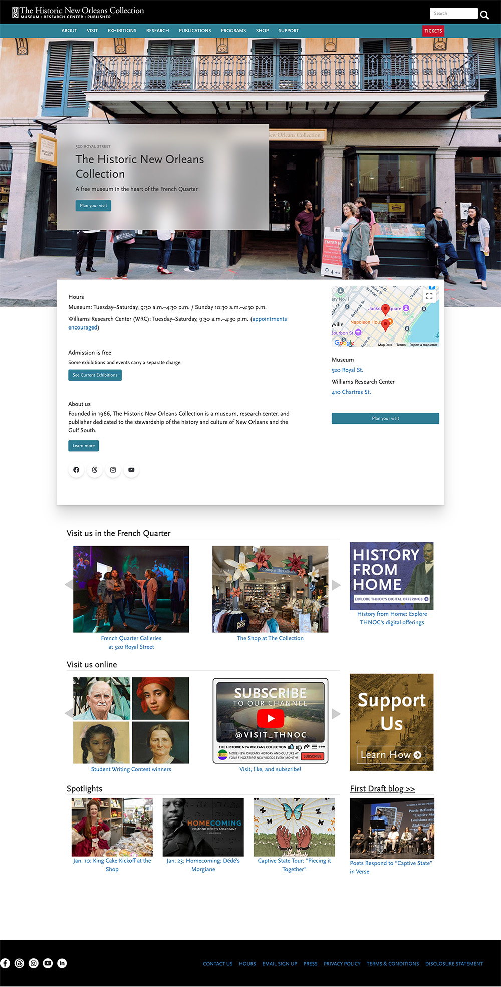 Old hnoc homepage