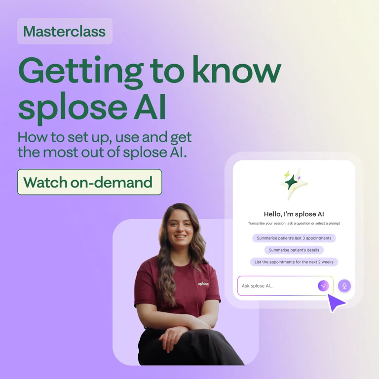 Splose Documents Examples Masterclass: Getting to know splose AI