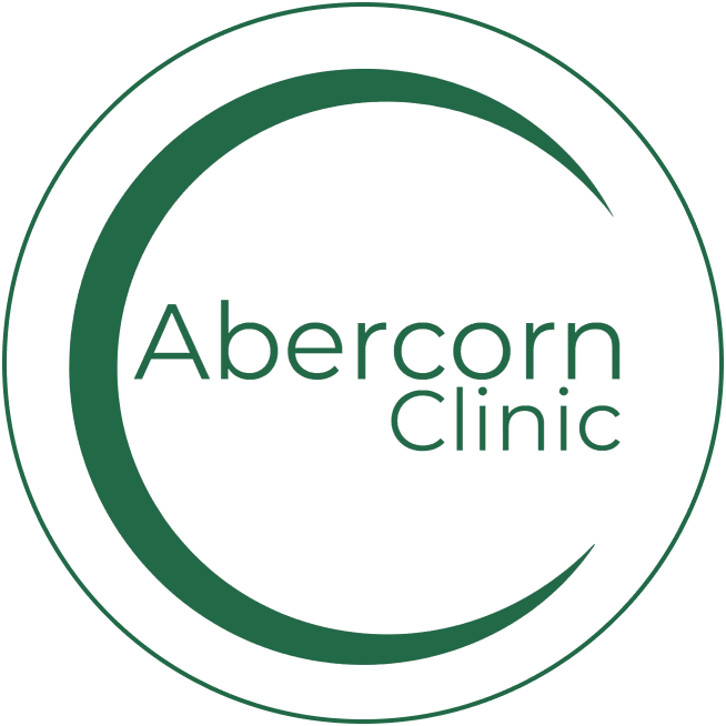 Abercorn clinic logo mono trans cropped