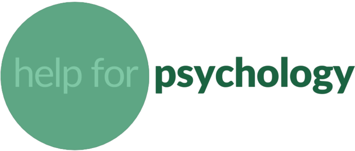 Help for psychology logo mono cropped