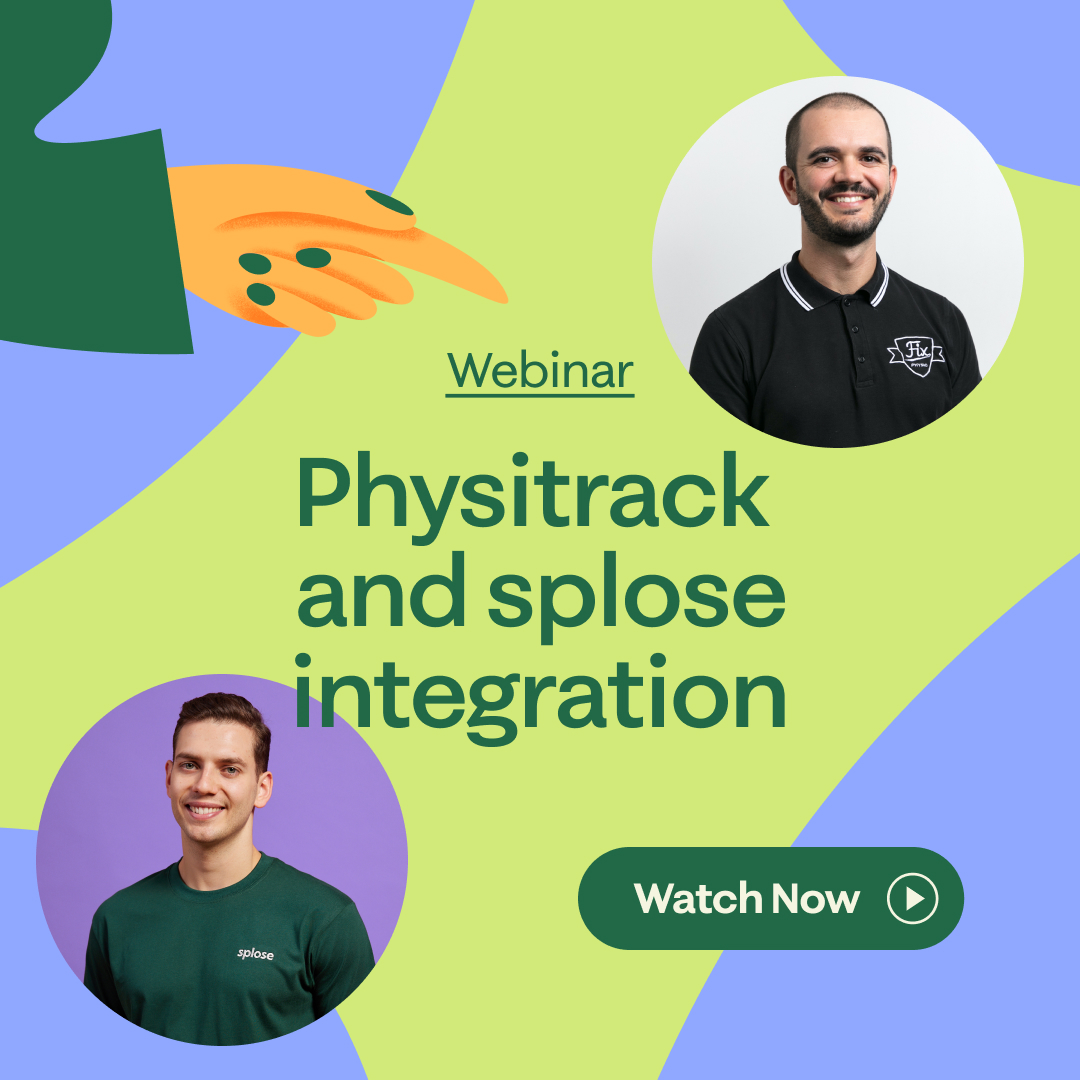harnessing the power of Physitrack X splose integration • splose NZ