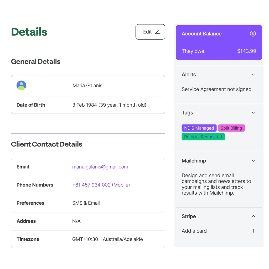 Disability Support Work Invoices Disability Practice Management Software | NDIS Compatible • splose