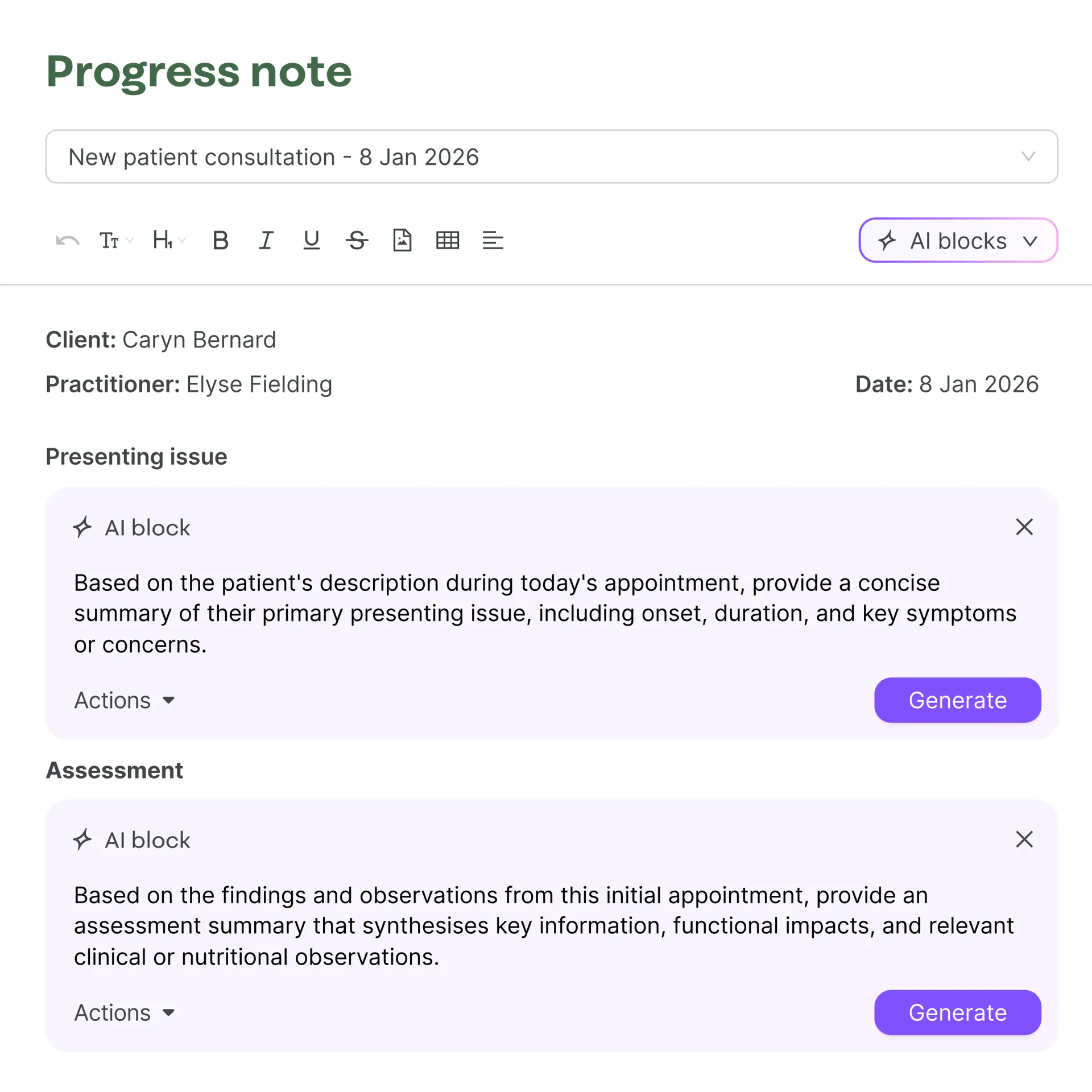 Splose Documents Examples Automate Tasks & Enhance Patient Care With splose AI • splose