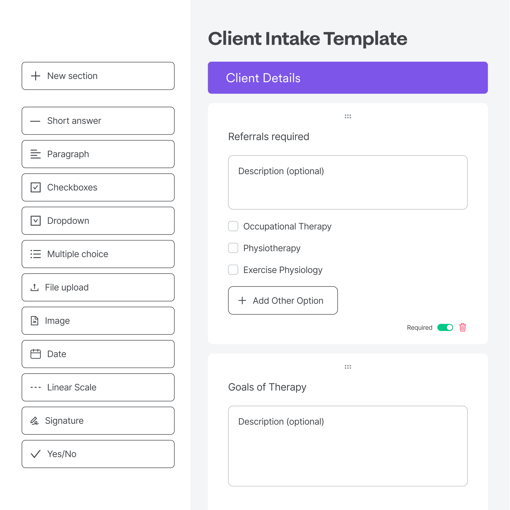 Customisable Online Forms • splose