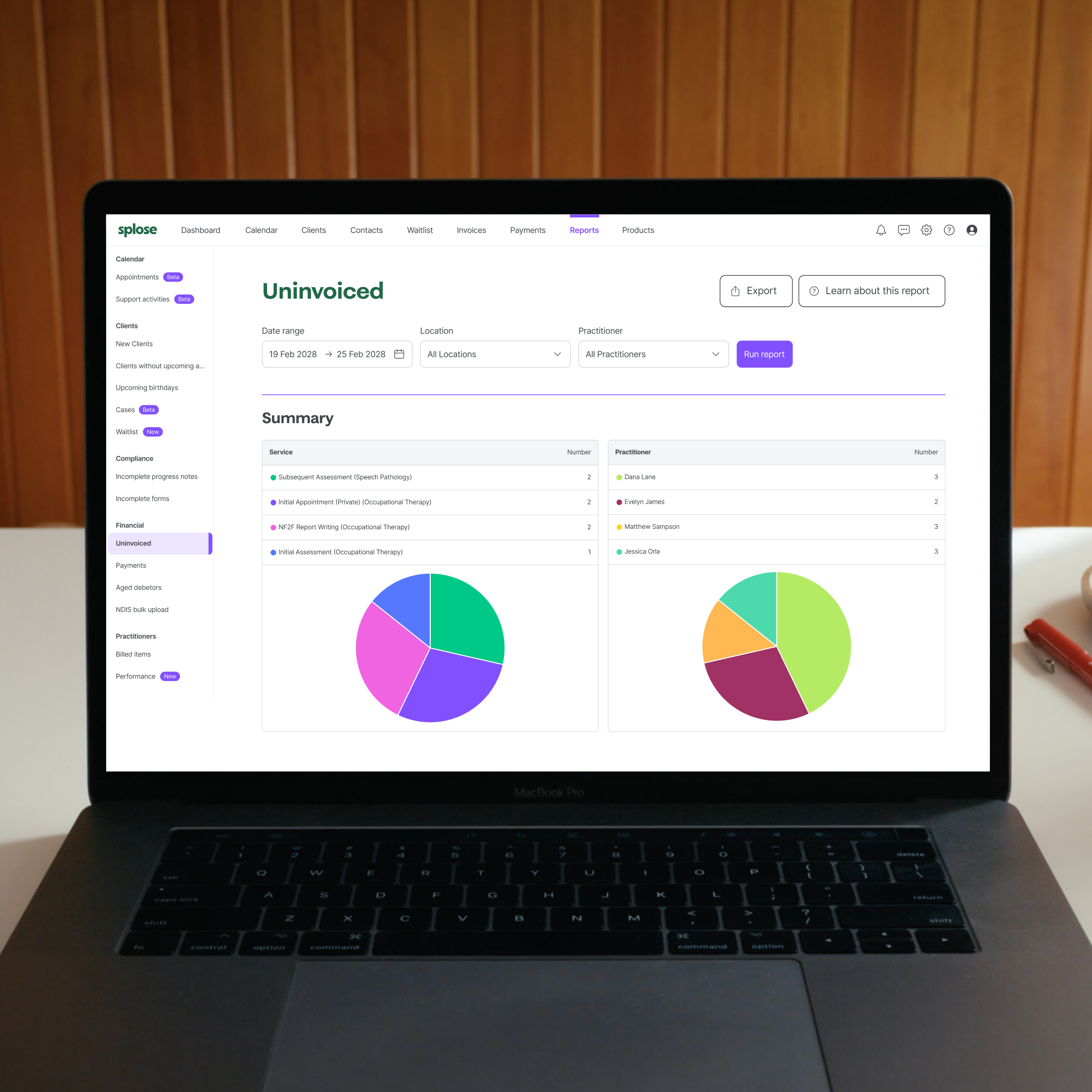 Custom Reports • splose
