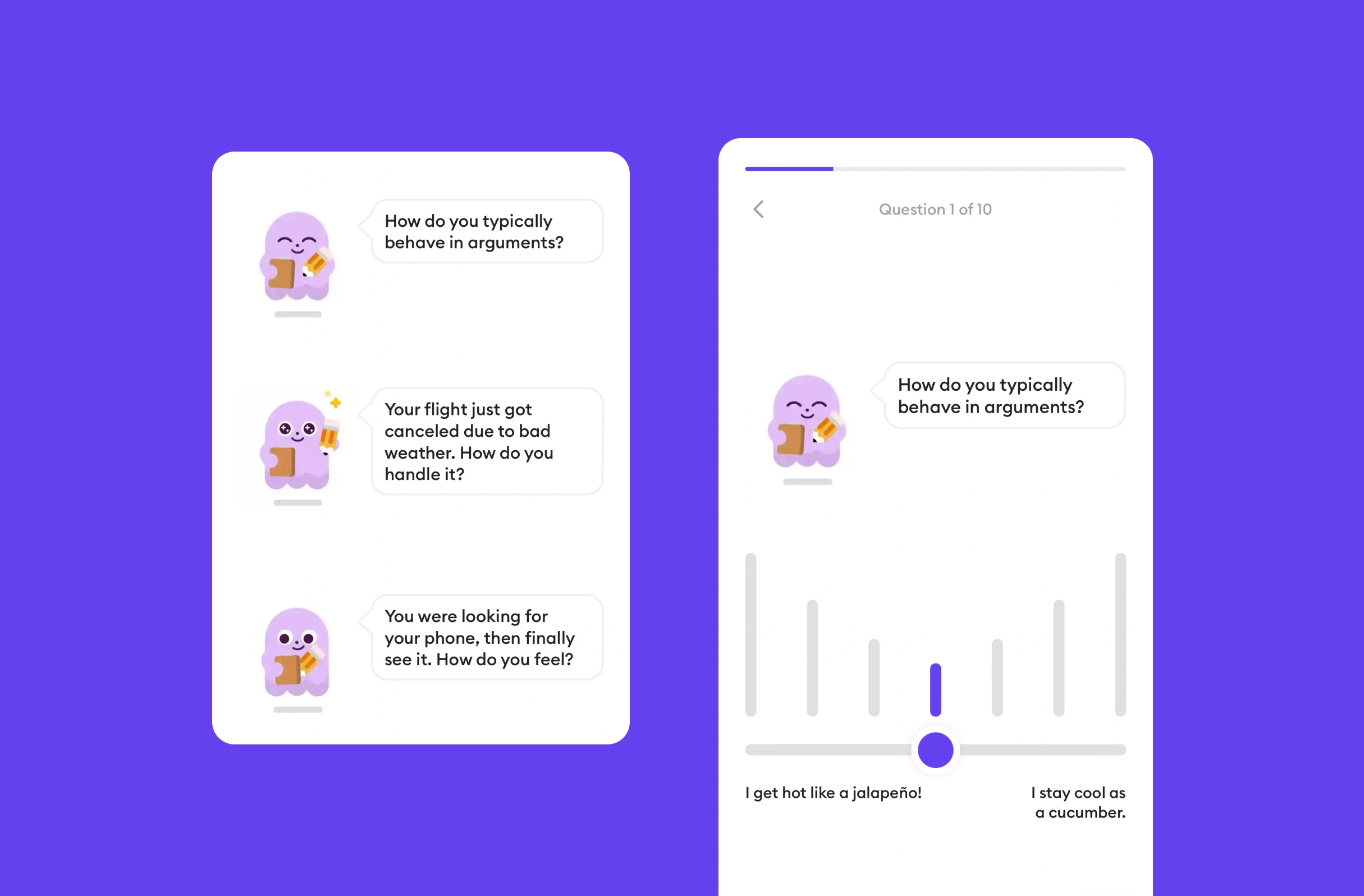 Animated quiz master