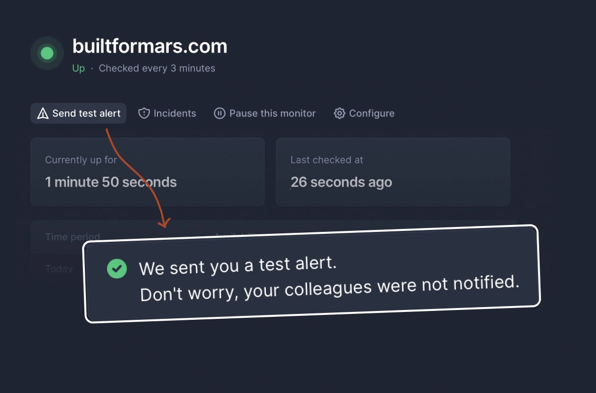Bitesized UX example: We have not notified your boss